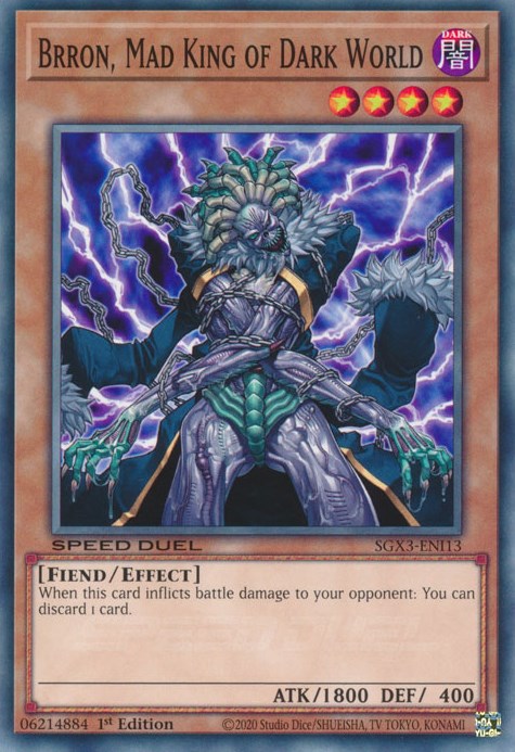 Brron, Mad King of Dark World [SGX3-ENI13] Common | Dragon's Lair Comics and Fantasy Houston TX