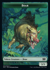 Boar // Treasure Double-Sided Token [Double Masters 2022 Tokens] | Dragon's Lair Comics and Fantasy Houston TX