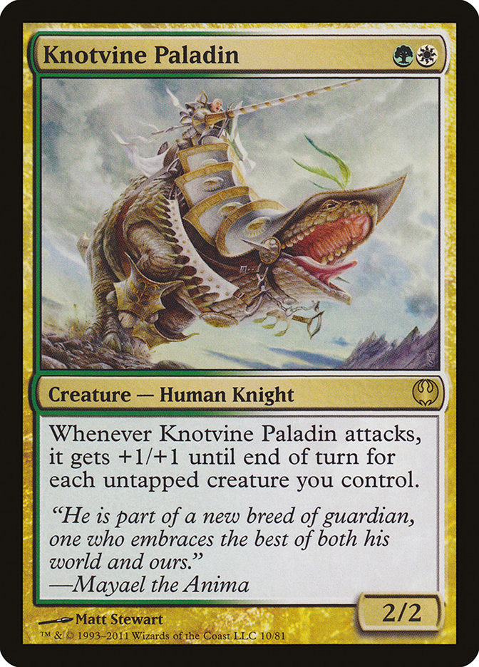 Knotvine Paladin [Duel Decks: Knights vs. Dragons] | Dragon's Lair Comics and Fantasy Houston TX