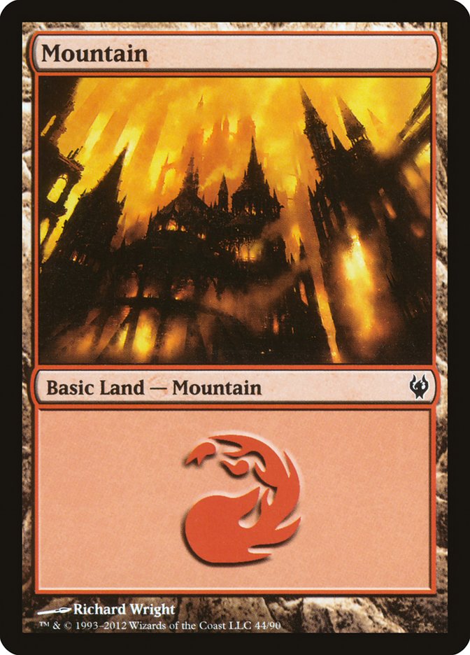 Mountain (44) [Duel Decks: Izzet vs. Golgari] | Dragon's Lair Comics and Fantasy Houston TX