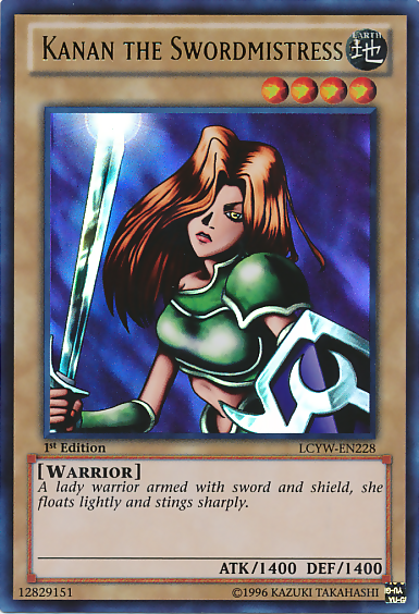 Kanan the Swordmistress [LCYW-EN228] Ultra Rare | Dragon's Lair Comics and Fantasy Houston TX