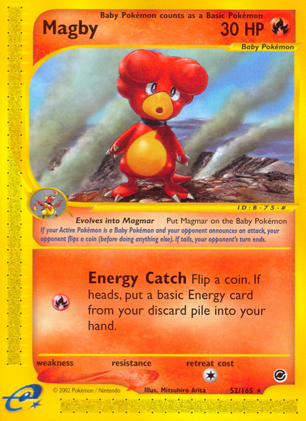 Magby (52/165) [Expedition: Base Set] | Dragon's Lair Comics and Fantasy Houston TX