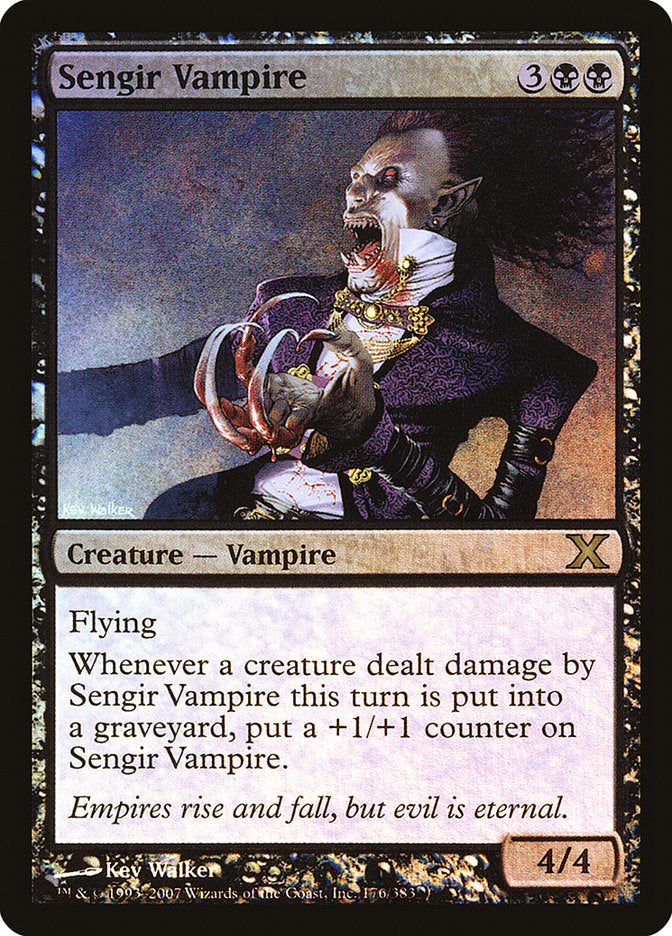 Sengir Vampire (Premium Foil) [Tenth Edition] | Dragon's Lair Comics and Fantasy Houston TX