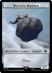 Ballistic Boulder // Food (0024) Double-Sided Token (Surge Foil) [The Lord of the Rings: Tales of Middle-Earth Tokens] | Dragon's Lair Comics and Fantasy Houston TX