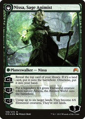 Nissa, Vastwood Seer // Nissa, Sage Animist [Magic Origins Prerelease Promos] | Dragon's Lair Comics and Fantasy Houston TX
