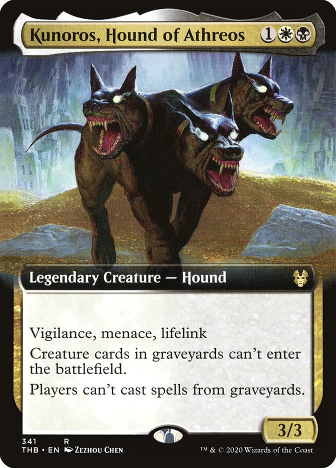 Kunoros, Hound of Athreos (Extended Art) [Theros Beyond Death] | Dragon's Lair Comics and Fantasy Houston TX