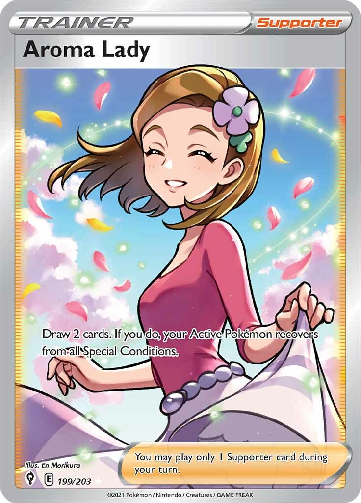 Aroma Lady (199/203) [Sword & Shield: Evolving Skies] | Dragon's Lair Comics and Fantasy Houston TX