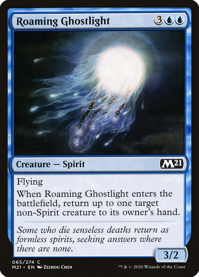 Roaming Ghostlight [Core Set 2021] | Dragon's Lair Comics and Fantasy Houston TX