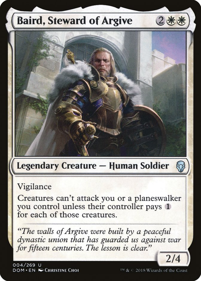 Baird, Steward of Argive [Dominaria] | Dragon's Lair Comics and Fantasy Houston TX