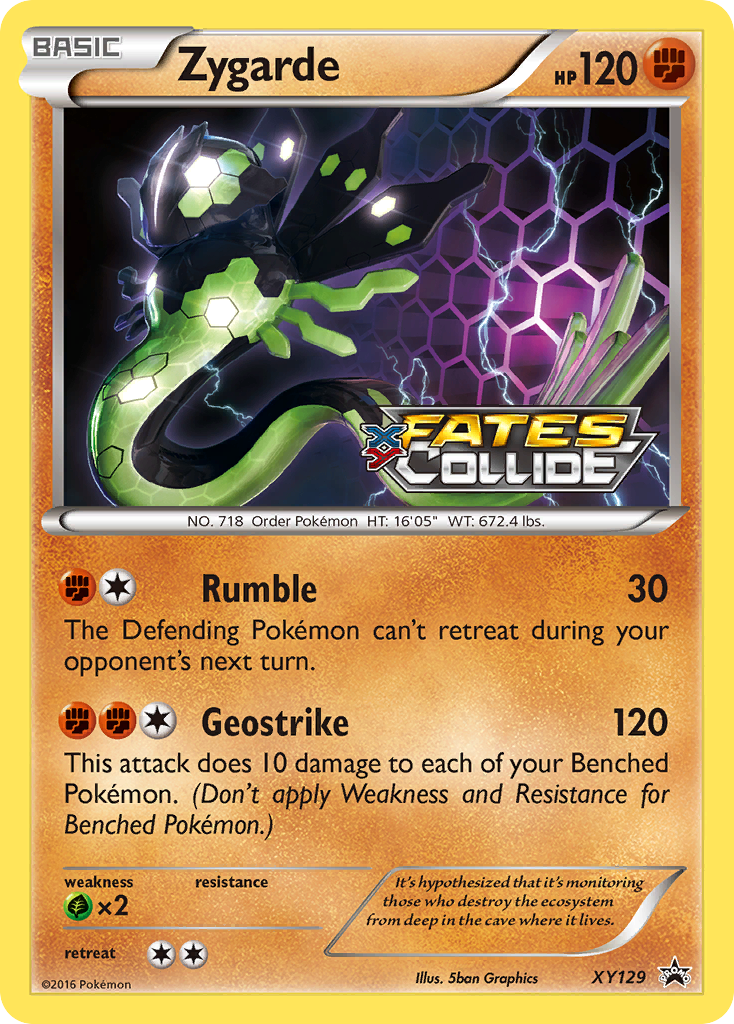 Zygarde (XY129) [XY: Black Star Promos] | Dragon's Lair Comics and Fantasy Houston TX