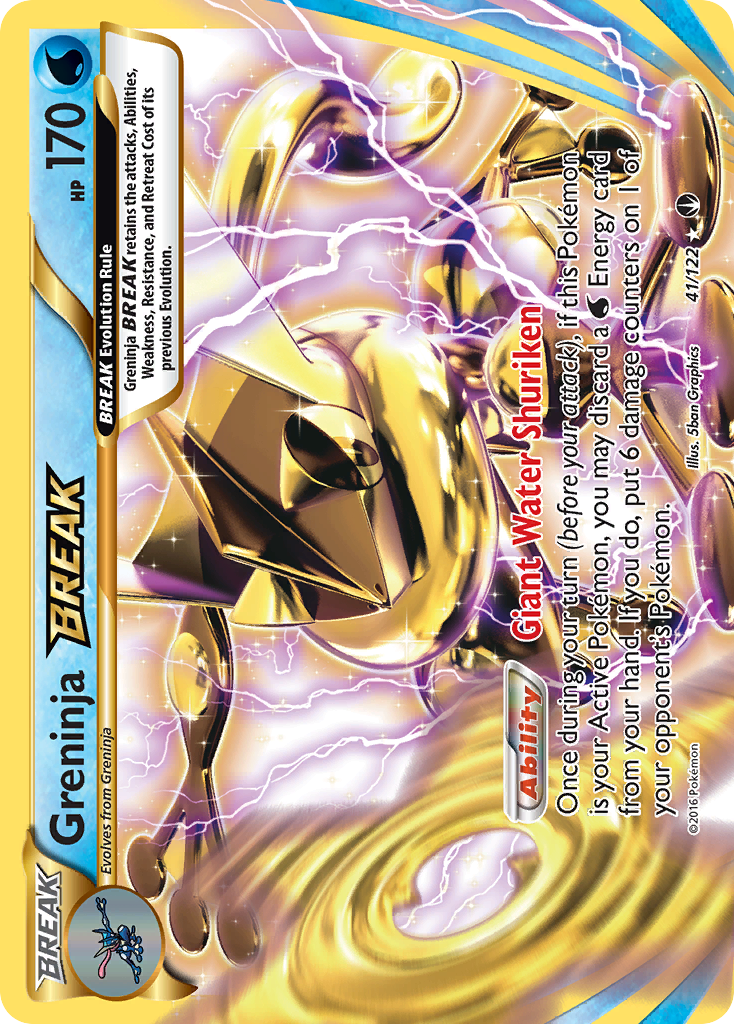 Greninja BREAK (41/122) [XY: BREAKpoint] | Dragon's Lair Comics and Fantasy Houston TX