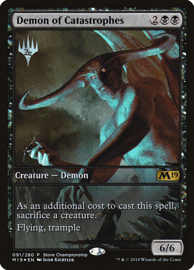 Demon of Catastrophes (Store Championship) (Full Art) [Core Set 2019 Promos] | Dragon's Lair Comics and Fantasy Houston TX