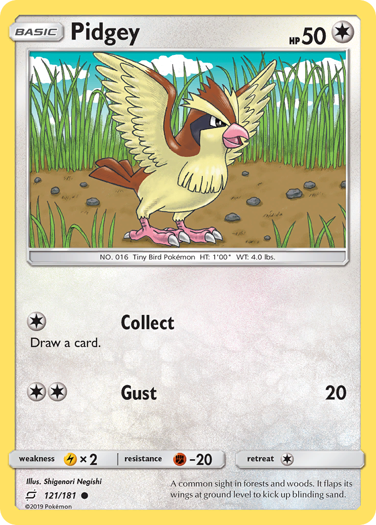 Pidgey (121/181) [Sun & Moon: Team Up] | Dragon's Lair Comics and Fantasy Houston TX