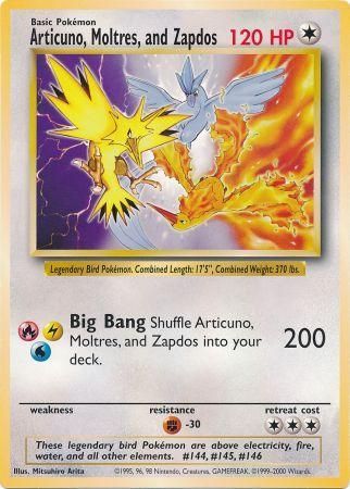 Articuno, Moltres, and Zapdos (Jumbo Card) [Miscellaneous Cards] | Dragon's Lair Comics and Fantasy Houston TX