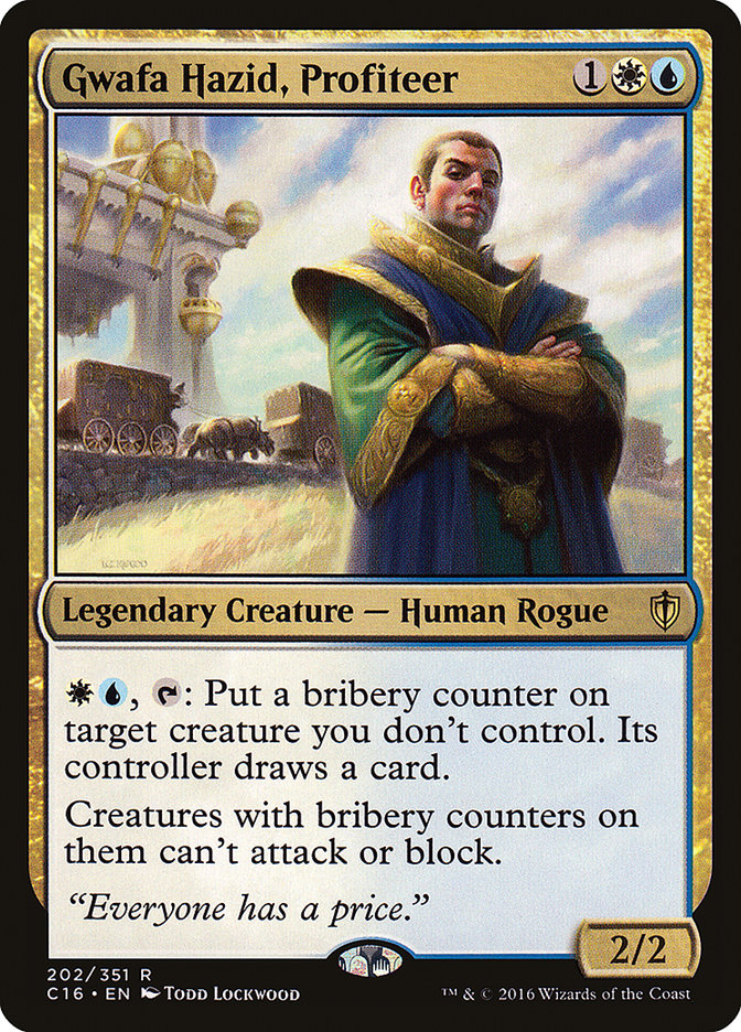 Gwafa Hazid, Profiteer [Commander 2016] | Dragon's Lair Comics and Fantasy Houston TX