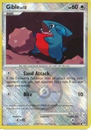 Gible (106/147) (Championship Promo) [Platinum: Supreme Victors] | Dragon's Lair Comics and Fantasy Houston TX