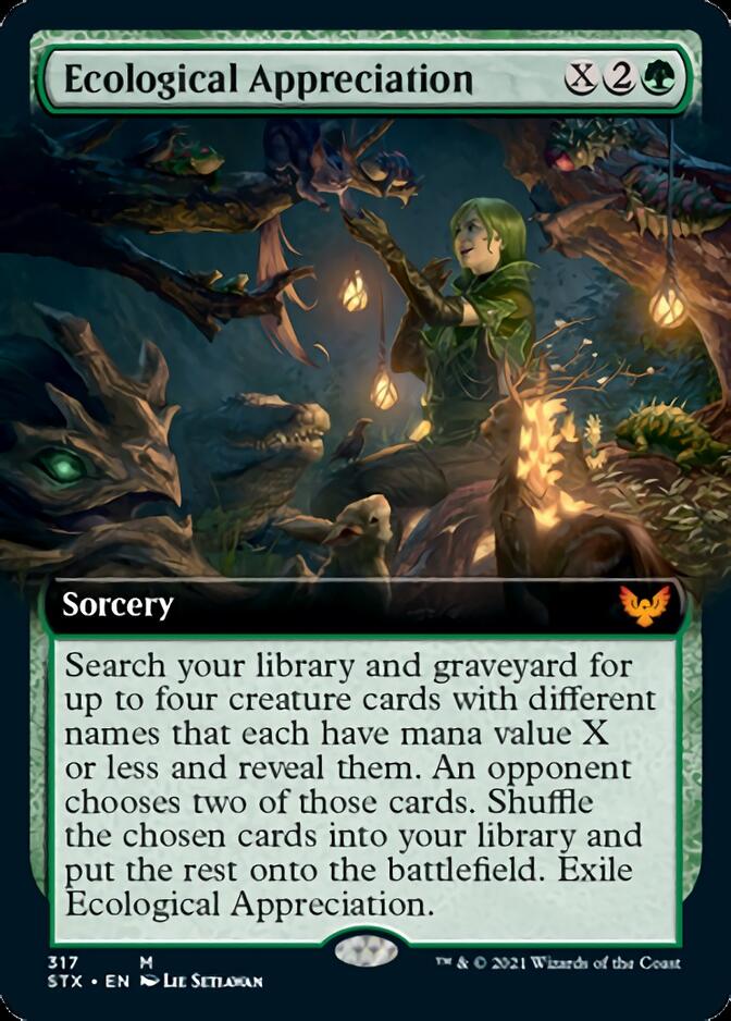 Ecological Appreciation (Extended Art) [Strixhaven: School of Mages] | Dragon's Lair Comics and Fantasy Houston TX