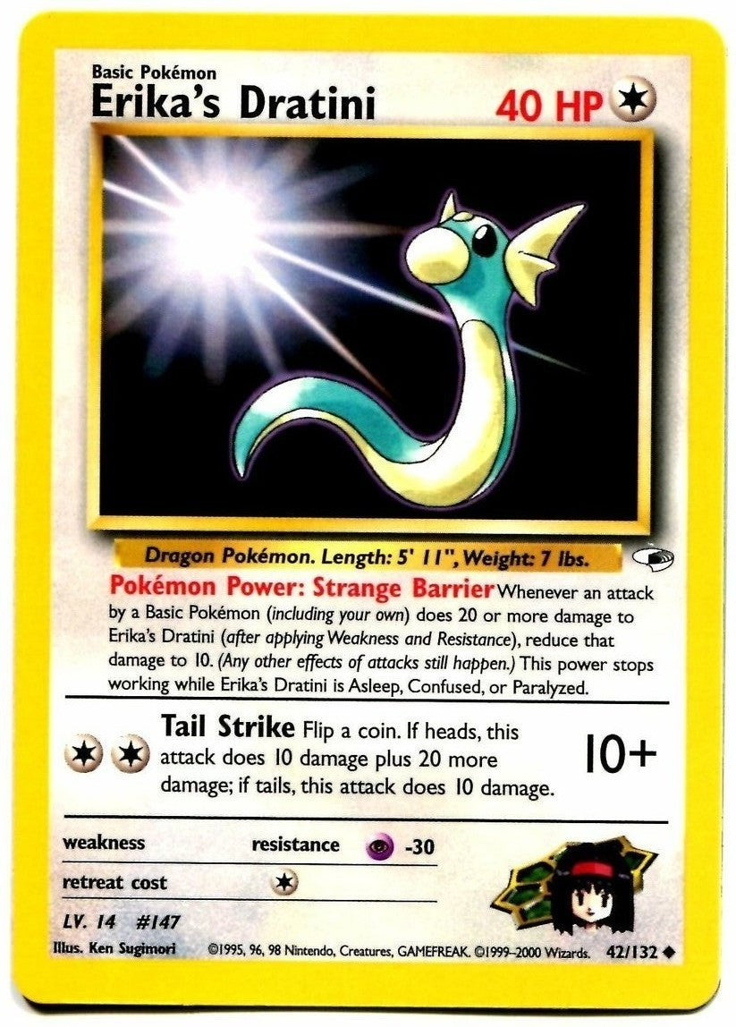 Erika's Dratini (42/132) [Gym Heroes Unlimited] | Dragon's Lair Comics and Fantasy Houston TX