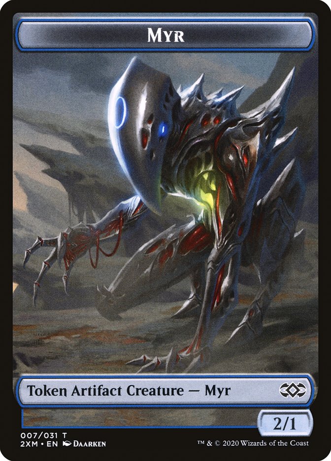 Myr Token (007/031) [Double Masters Tokens] | Dragon's Lair Comics and Fantasy Houston TX