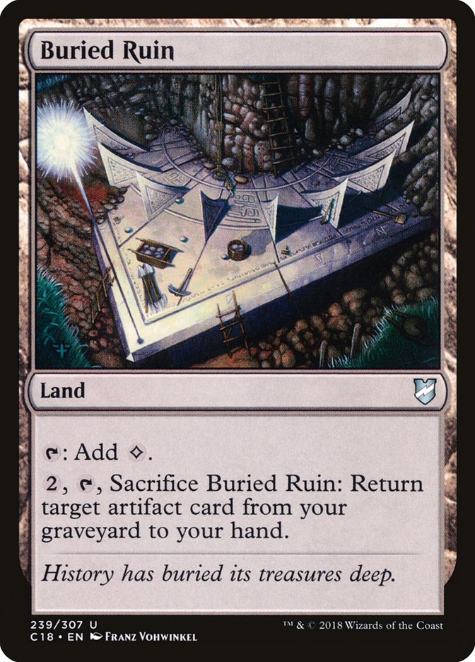 Buried Ruin [Commander 2018] | Dragon's Lair Comics and Fantasy Houston TX