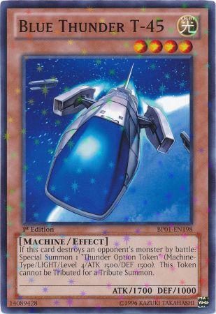 Blue Thunder T-45 [BP01-EN198] Starfoil Rare | Dragon's Lair Comics and Fantasy Houston TX