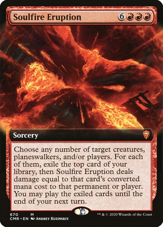 Soulfire Eruption (Extended Art) [Commander Legends] | Dragon's Lair Comics and Fantasy Houston TX