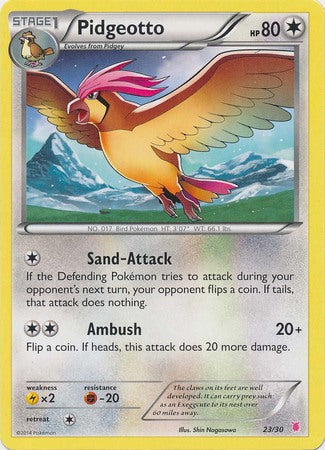 Pidgeotto (23/30) [XY: Trainer Kit 1 - Wigglytuff] | Dragon's Lair Comics and Fantasy Houston TX