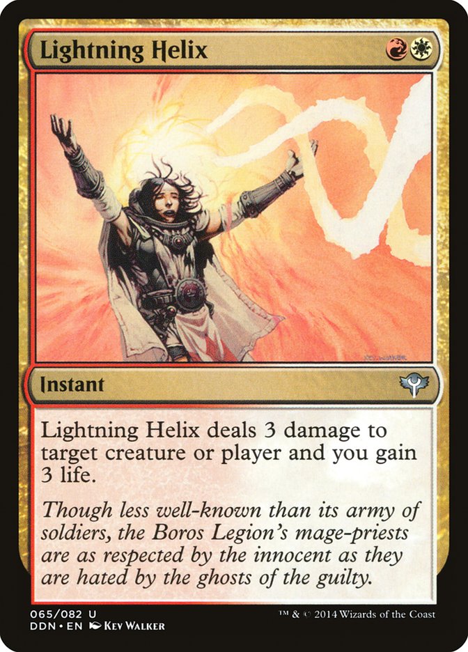 Lightning Helix [Duel Decks: Speed vs. Cunning] | Dragon's Lair Comics and Fantasy Houston TX