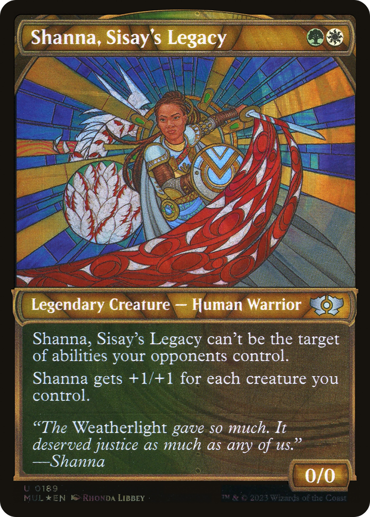 Shanna, Sisay's Legacy (Halo Foil) [Multiverse Legends] | Dragon's Lair Comics and Fantasy Houston TX