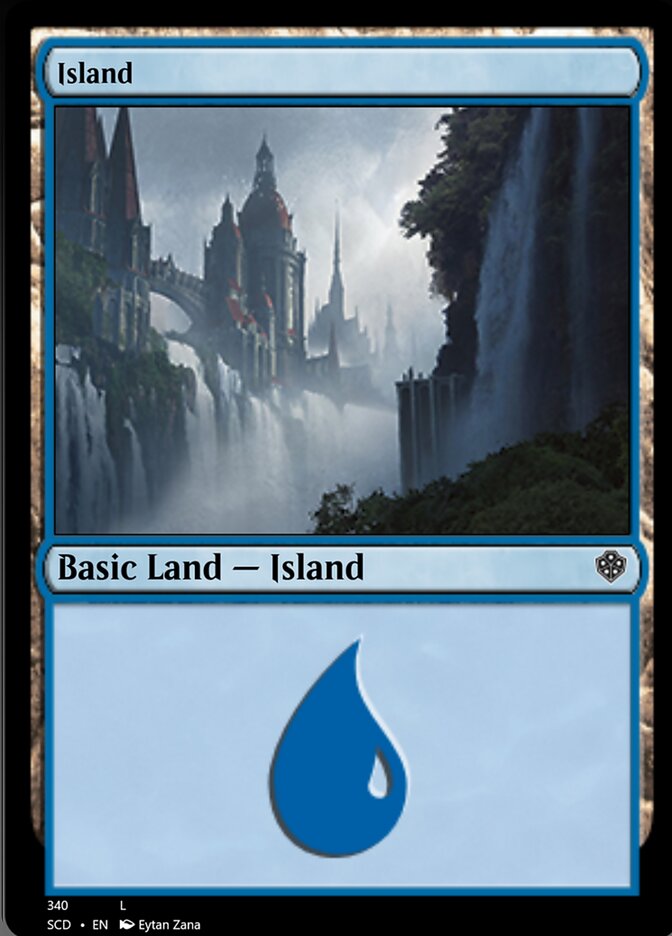 Island (340) [Starter Commander Decks] | Dragon's Lair Comics and Fantasy Houston TX