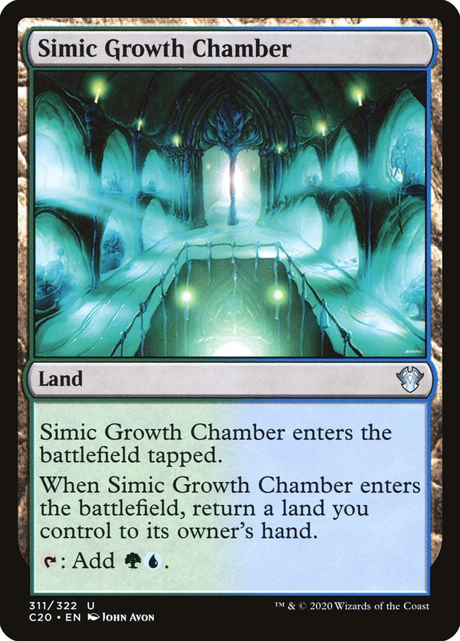 Simic Growth Chamber [Commander 2020] | Dragon's Lair Comics and Fantasy Houston TX
