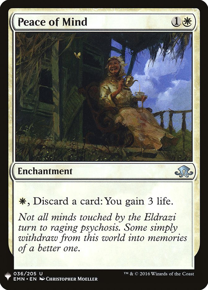 Peace of Mind [Mystery Booster] | Dragon's Lair Comics and Fantasy Houston TX