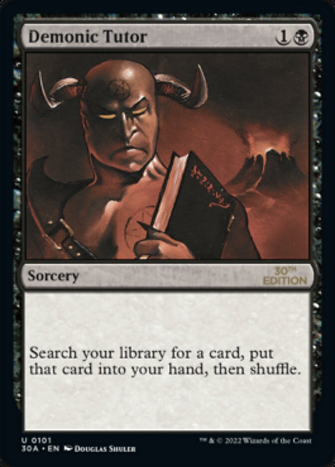 Demonic Tutor [30th Anniversary Edition] | Dragon's Lair Comics and Fantasy Houston TX