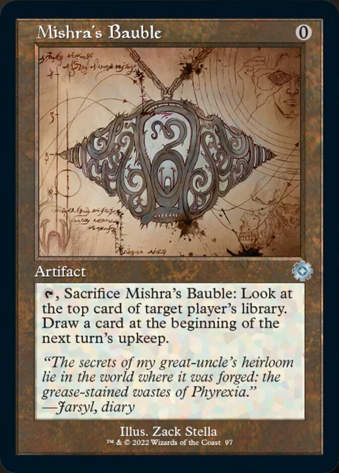 Mishra's Bauble (Retro Schematic) [The Brothers' War Retro Artifacts] | Dragon's Lair Comics and Fantasy Houston TX