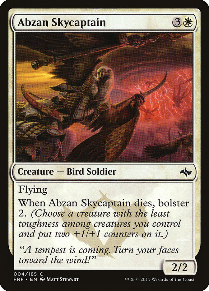 Abzan Skycaptain [Fate Reforged] | Dragon's Lair Comics and Fantasy Houston TX