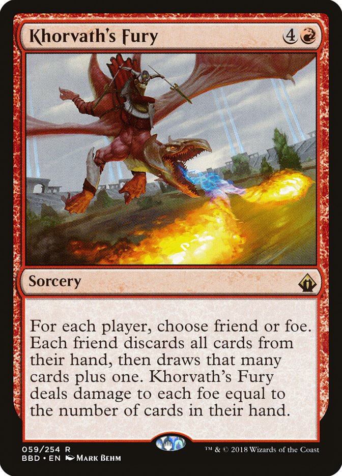Khorvath's Fury [Battlebond] | Dragon's Lair Comics and Fantasy Houston TX