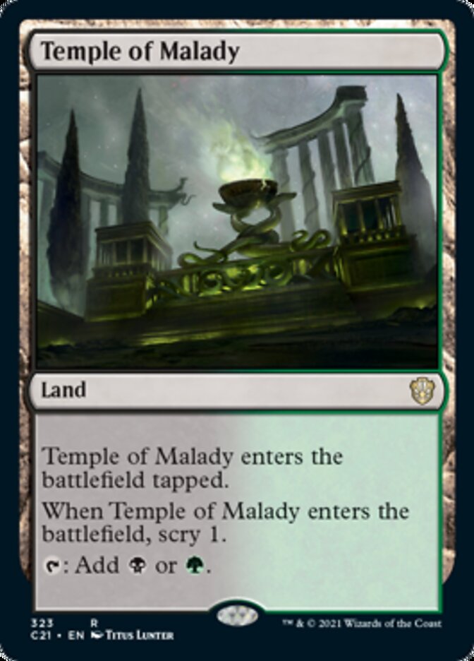 Temple of Malady [Commander 2021] | Dragon's Lair Comics and Fantasy Houston TX
