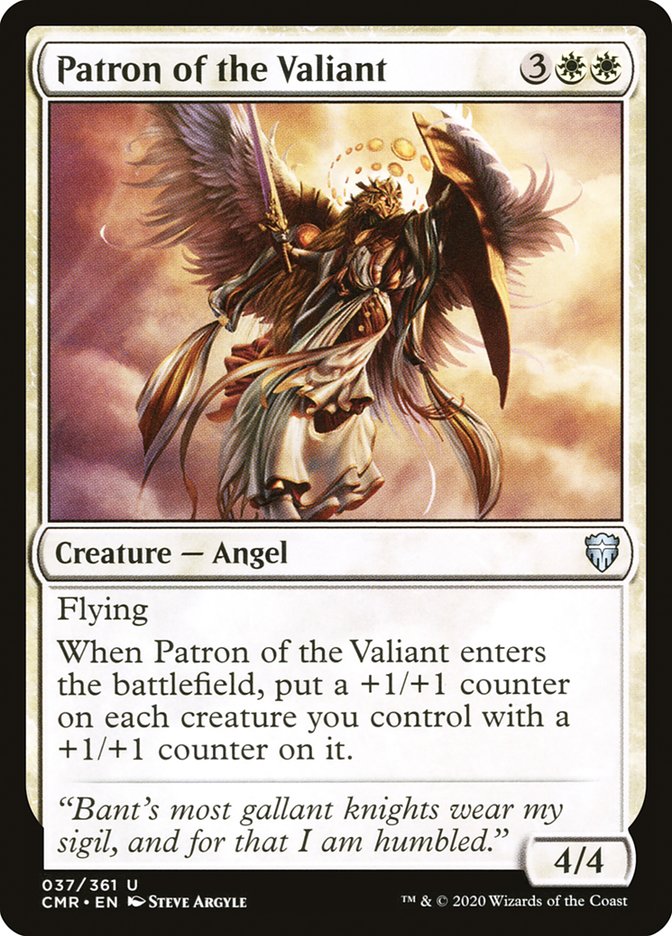 Patron of the Valiant [Commander Legends] | Dragon's Lair Comics and Fantasy Houston TX