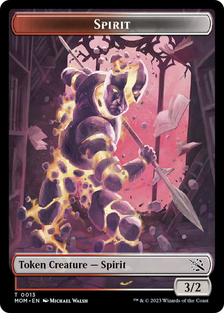 First Mate Ragavan // Spirit (13) Double-Sided Token [March of the Machine Tokens] | Dragon's Lair Comics and Fantasy Houston TX