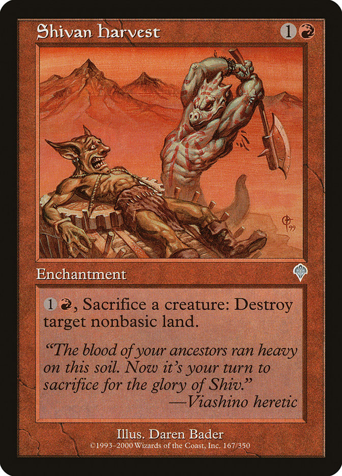 Shivan Harvest [Invasion] | Dragon's Lair Comics and Fantasy Houston TX