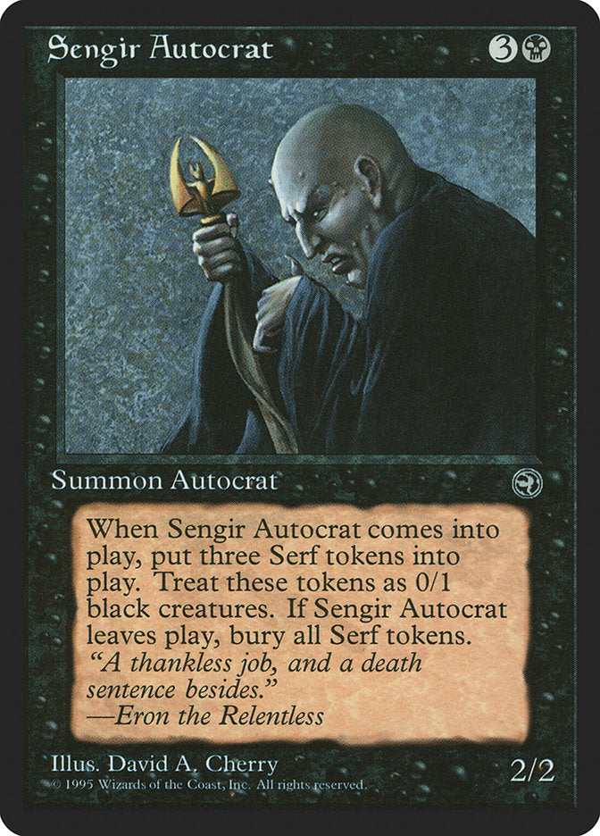 Sengir Autocrat [Homelands] | Dragon's Lair Comics and Fantasy Houston TX