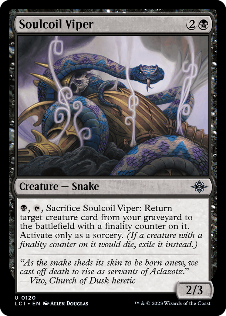 Soulcoil Viper [The Lost Caverns of Ixalan] | Dragon's Lair Comics and Fantasy Houston TX