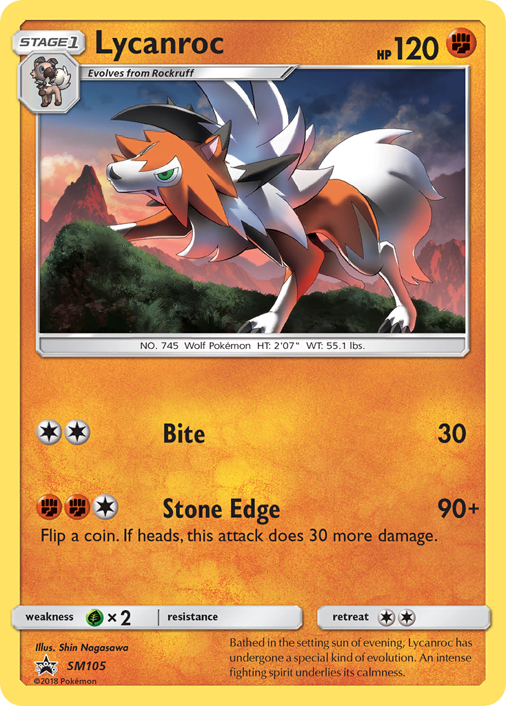 Lycanroc (SM105) [Sun & Moon: Black Star Promos] | Dragon's Lair Comics and Fantasy Houston TX