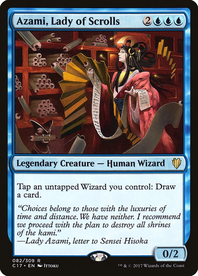 Azami, Lady of Scrolls [Commander 2017] | Dragon's Lair Comics and Fantasy Houston TX
