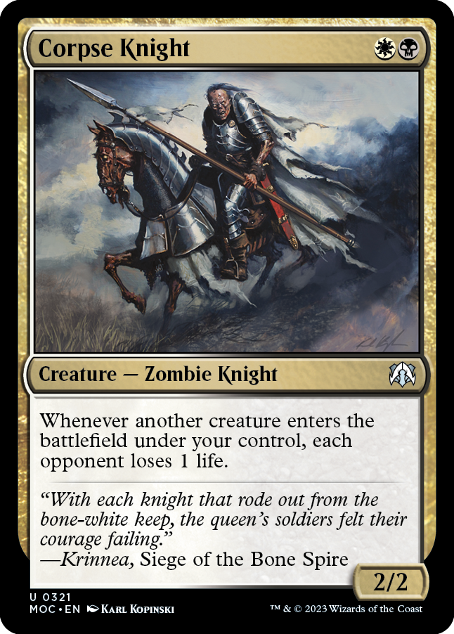 Corpse Knight [March of the Machine Commander] | Dragon's Lair Comics and Fantasy Houston TX