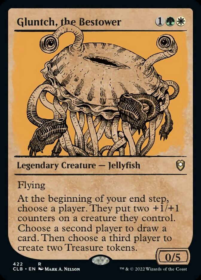 Gluntch, the Bestower (Showcase) [Commander Legends: Battle for Baldur's Gate] | Dragon's Lair Comics and Fantasy Houston TX