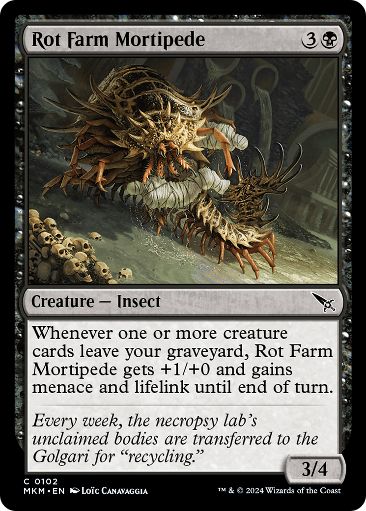 Rot Farm Mortipede [Murders at Karlov Manor] | Dragon's Lair Comics and Fantasy Houston TX