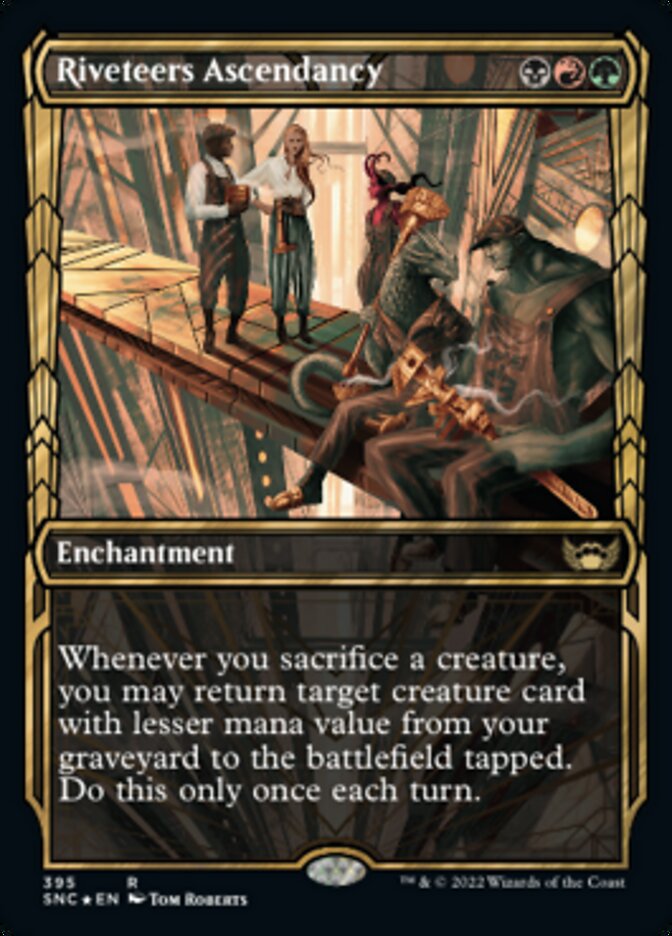 Riveteers Ascendancy (Showcase Golden Age Gilded Foil) [Streets of New Capenna] | Dragon's Lair Comics and Fantasy Houston TX