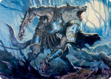 Moonrage Brute Art Card [Innistrad: Midnight Hunt Art Series] | Dragon's Lair Comics and Fantasy Houston TX