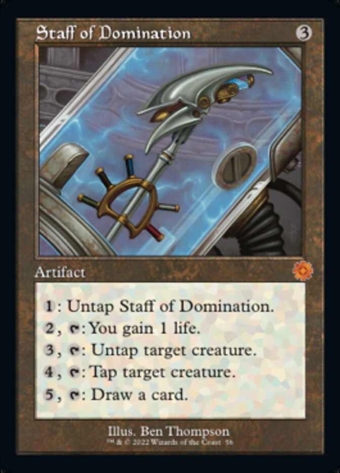 Staff of Domination (Retro) [The Brothers' War Retro Artifacts] | Dragon's Lair Comics and Fantasy Houston TX